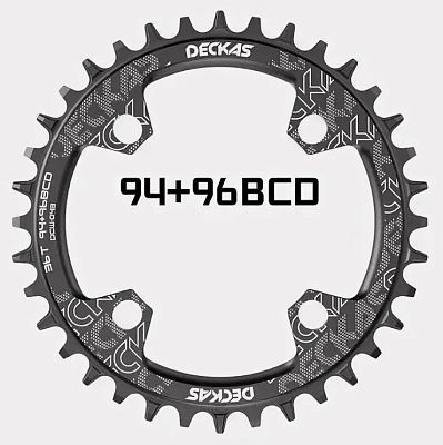 Превью  Звезда передняя DECKAS NW 4 x 94-96 10 sp. Алюминий